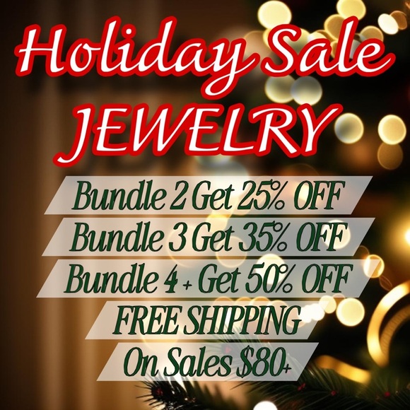 Jewelry Bundle of 3, Statement Bib, Cuff Bracelet & Sparkle Earrings New & Used - Picture 2 of 12